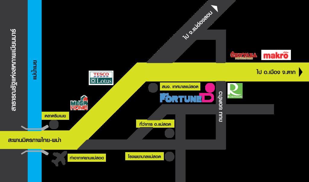 Fortune D Hotel Maesot Mae Sot Eksteriør bilde